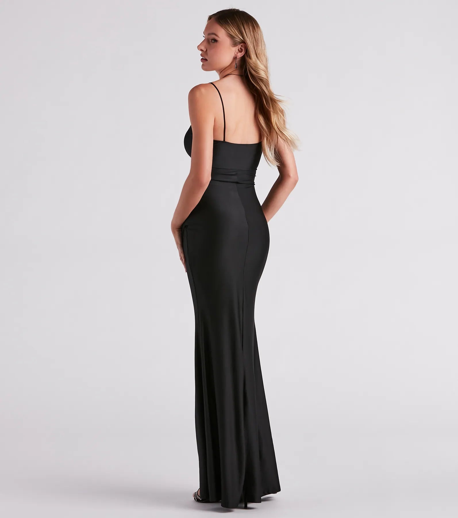 Kensie Formal Surplice V-Neck Dress - Image 6