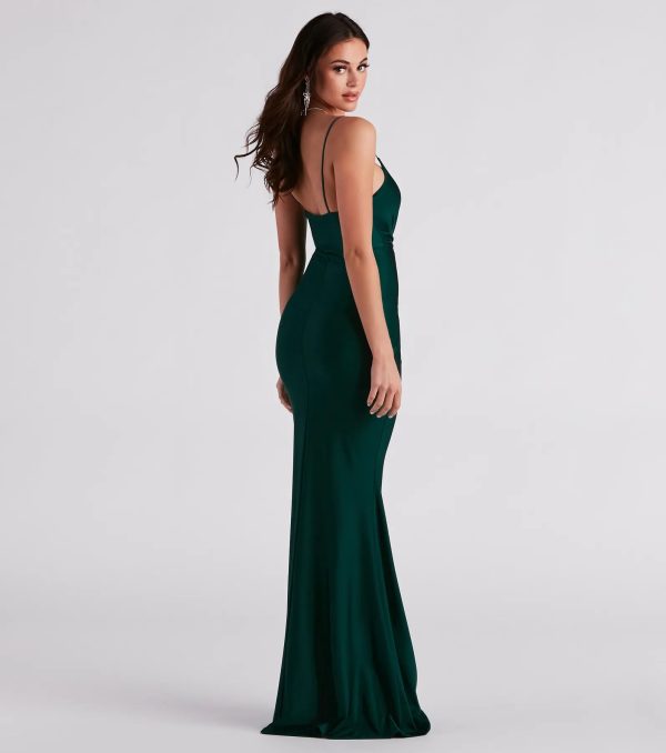 Kensie Formal Surplice V-Neck Dress - Image 10