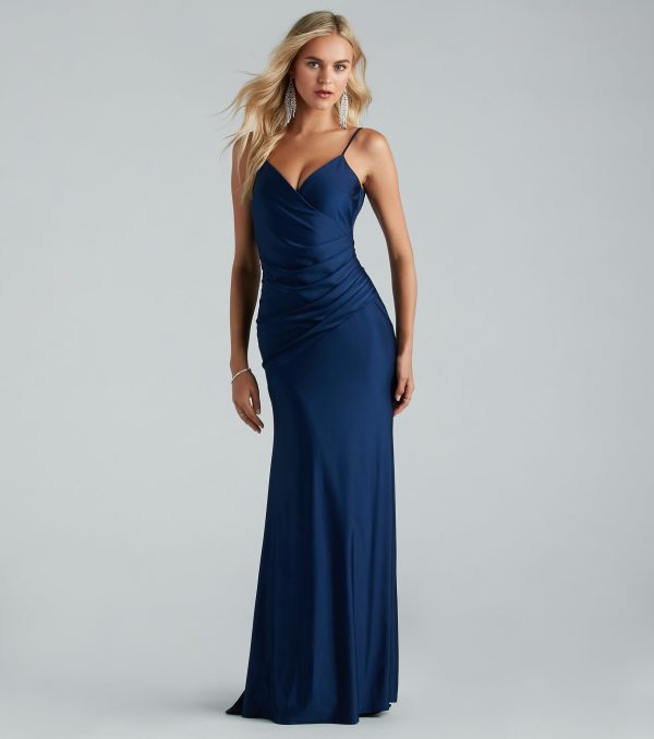 Aubree Formal Satin Mermaid Dress - Image 5