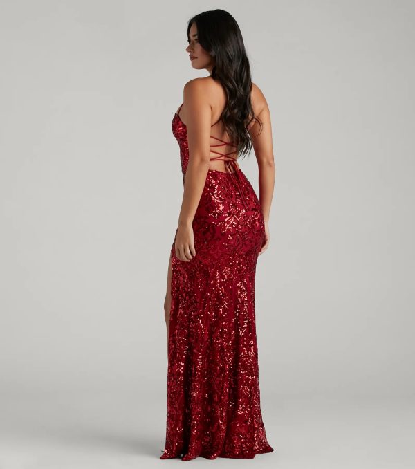 Kinsley Formal Sequin Mermaid Dress - Image 7
