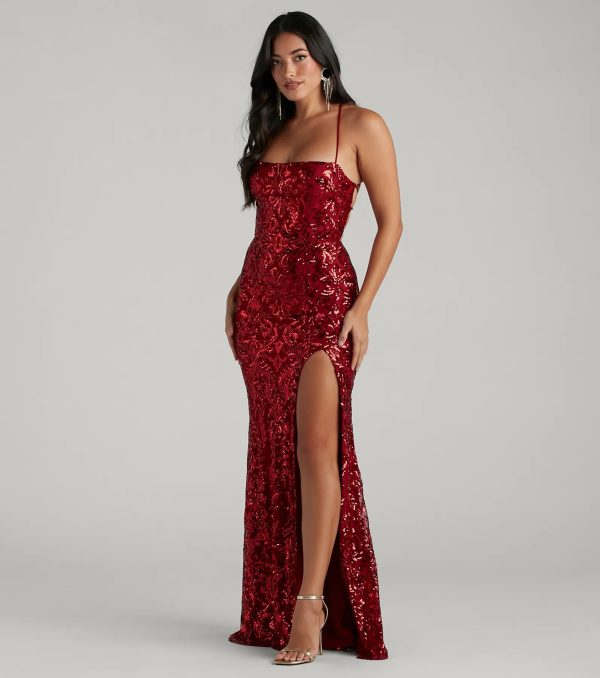 Kinsley Formal Sequin Mermaid Dress - Image 8