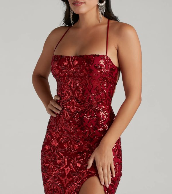 Kinsley Formal Sequin Mermaid Dress - Image 9
