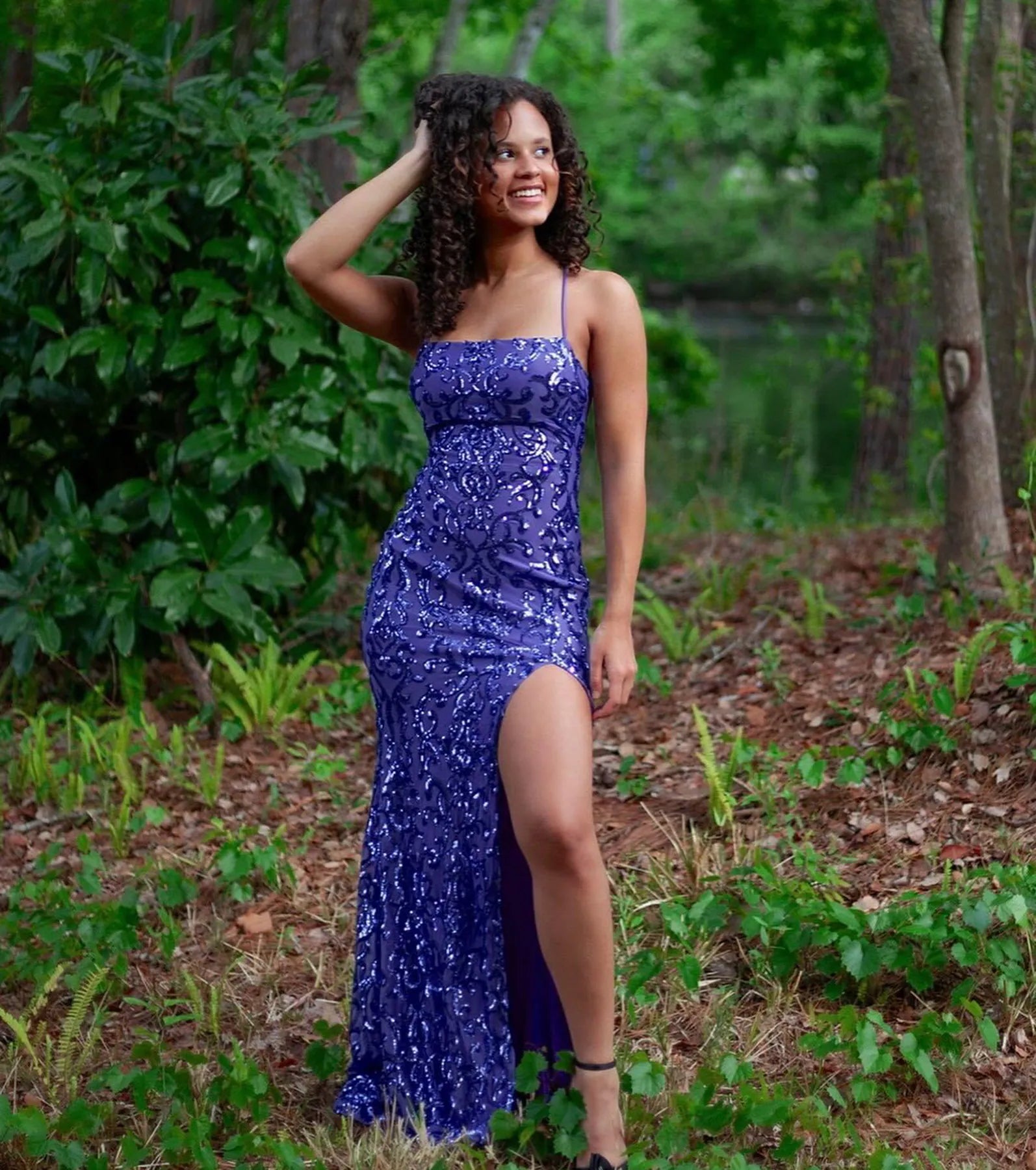 Rowena Sequin Mermaid Dress - Image 28