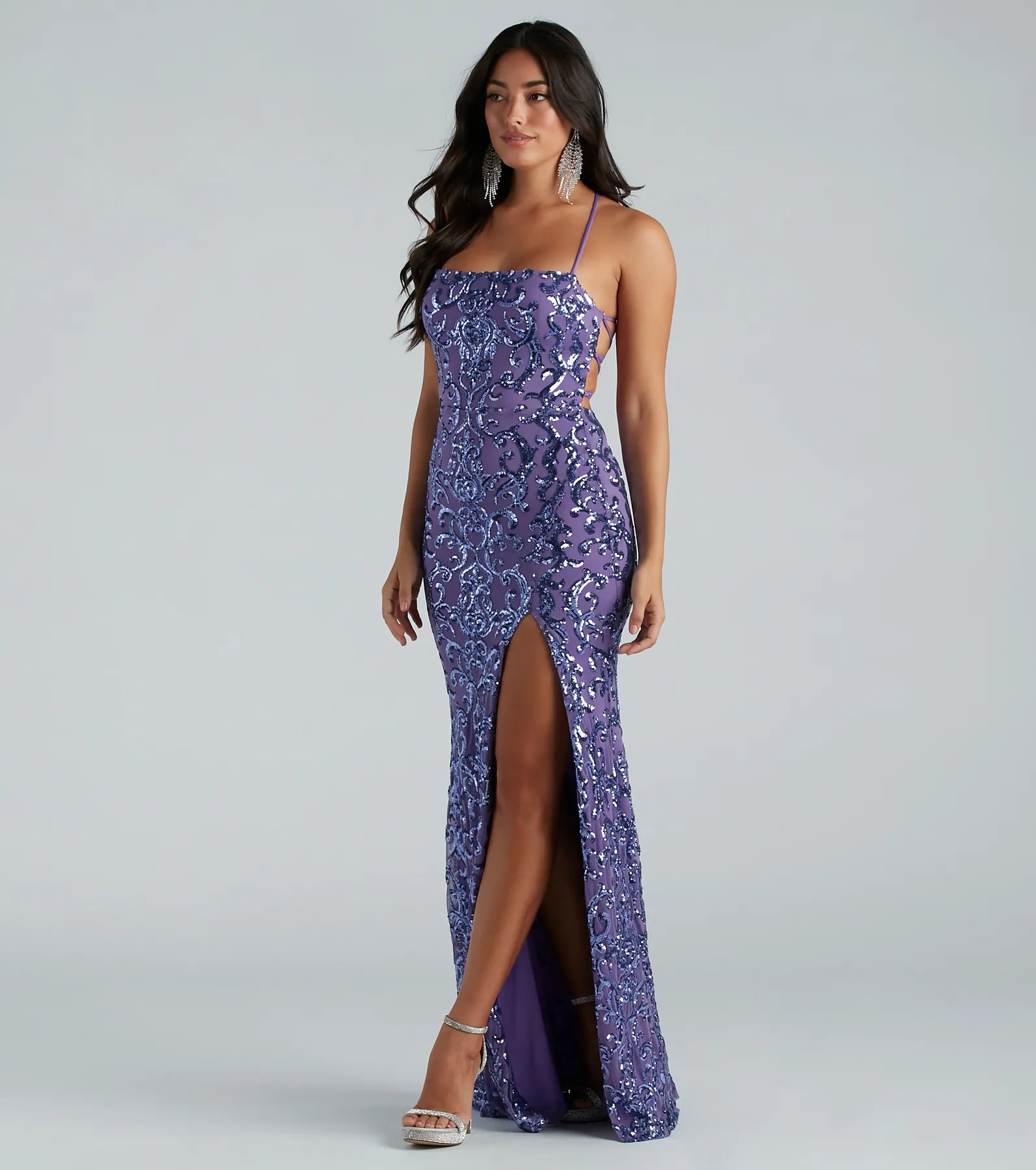 Rowena Sequin Mermaid Dress - Image 13
