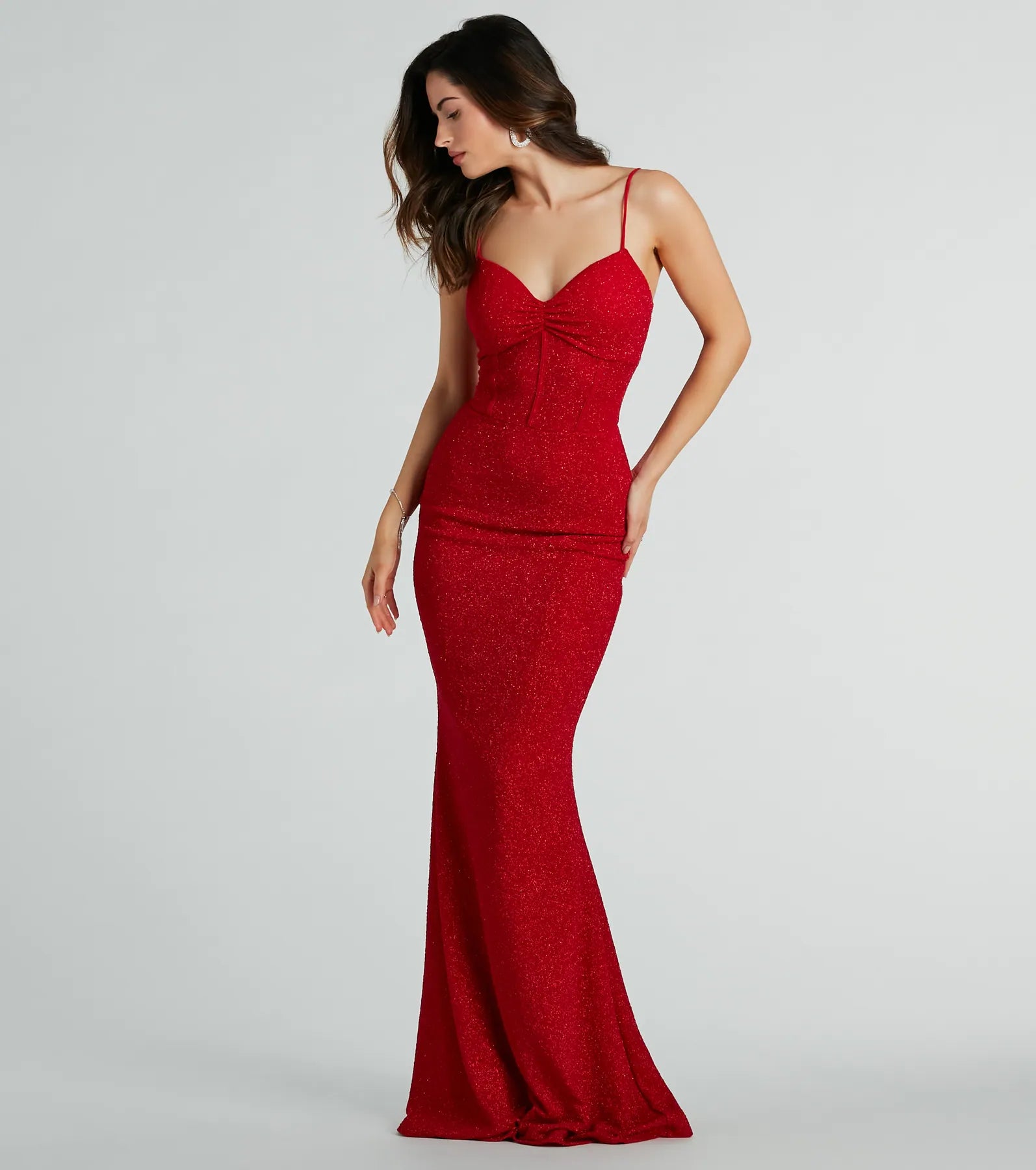 Kelsie Formal Glitter Mermaid Dress - Image 22