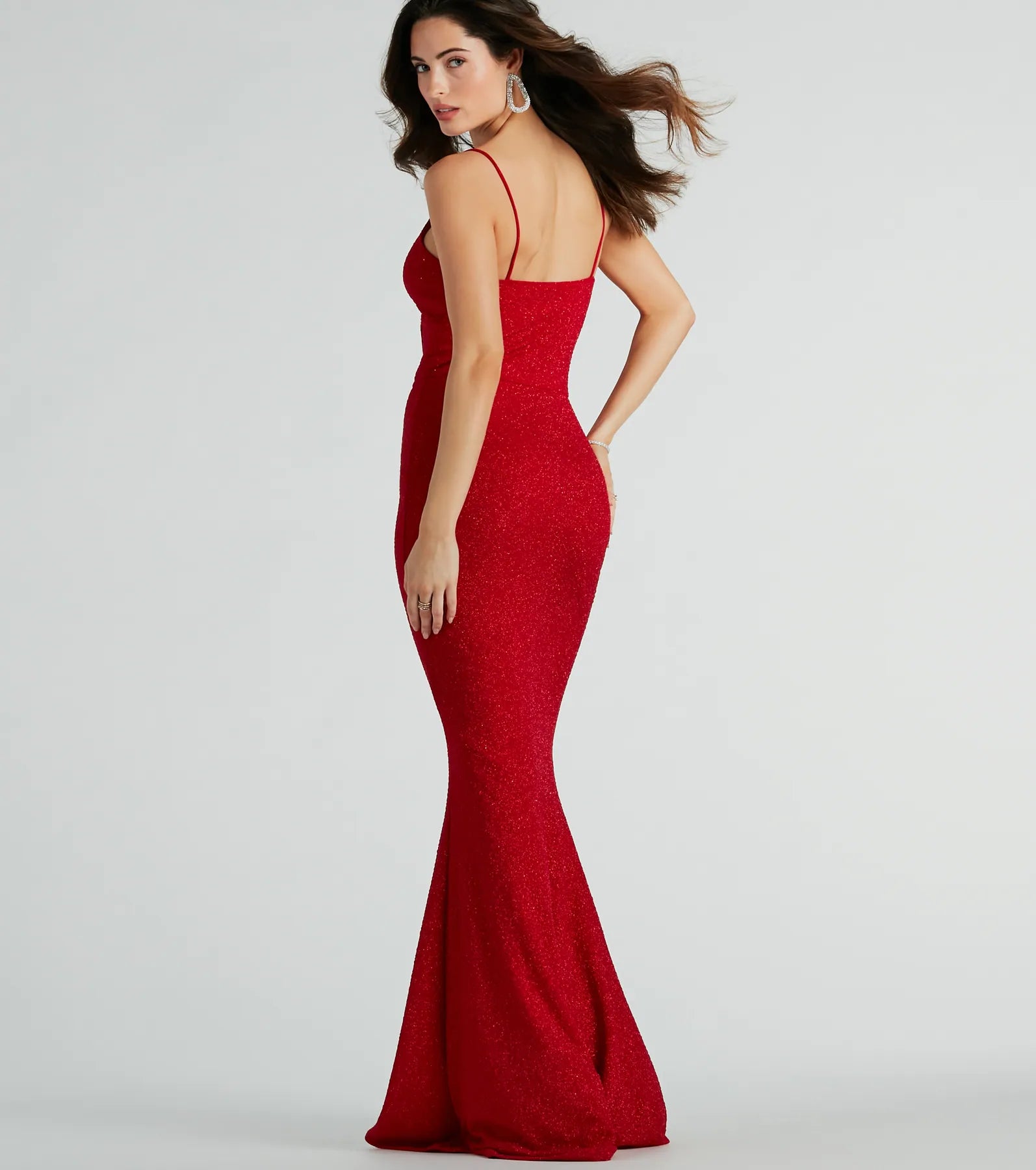 Kelsie Formal Glitter Mermaid Dress - Image 23