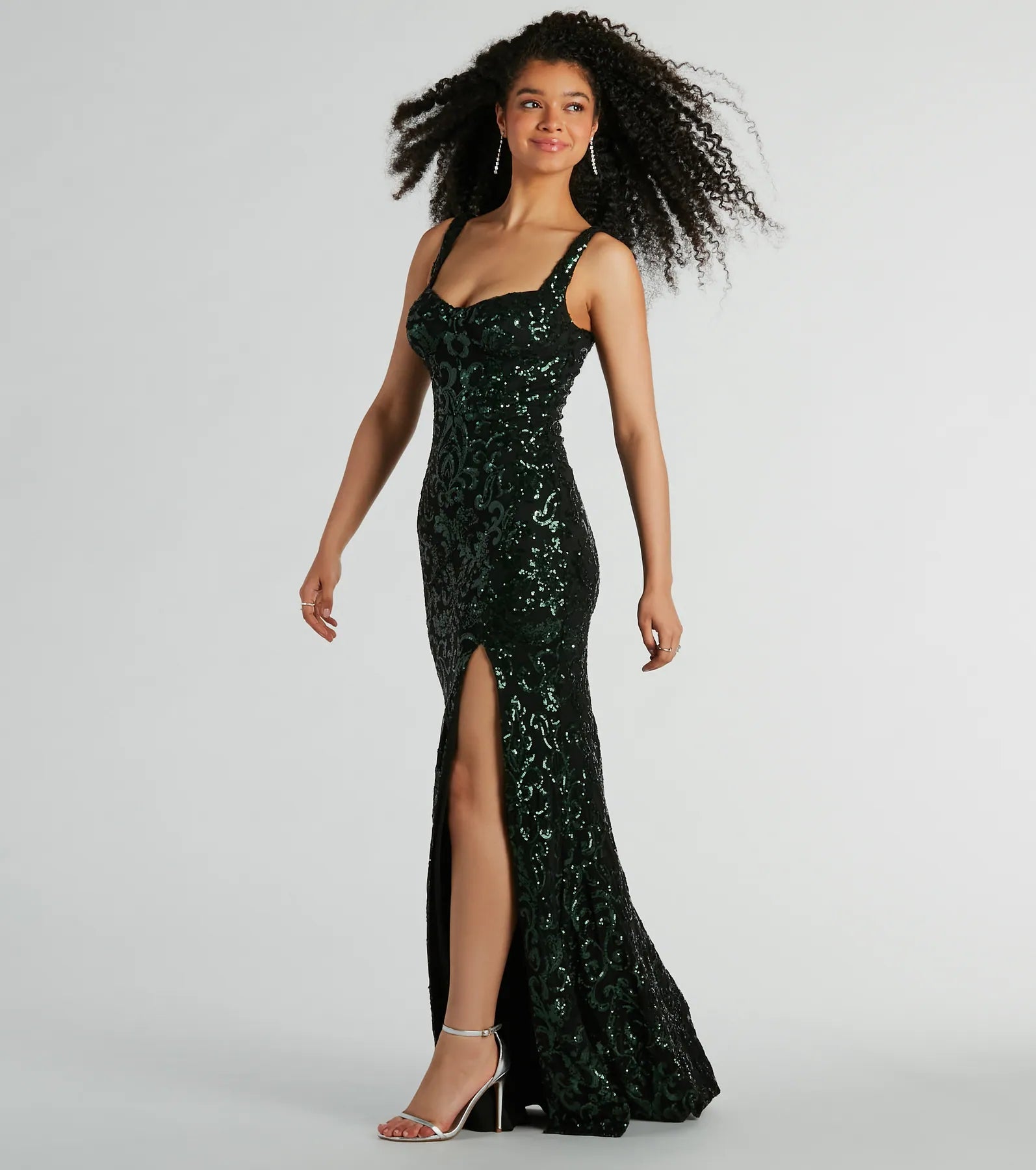 Karli Formal Sequin Mermaid Long Dress - Image 4