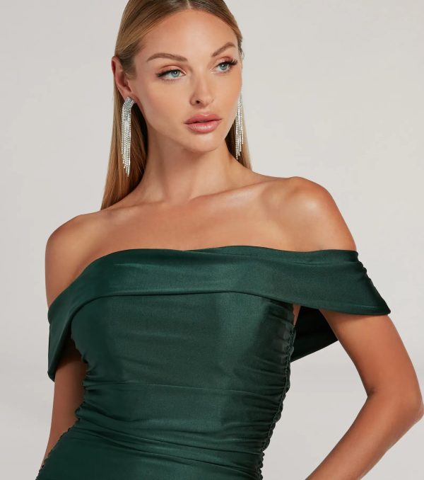 Alicia Off-The-Shoulder Mermaid Formal Dress - Image 7