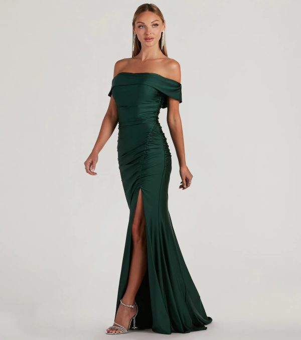 Alicia Off-The-Shoulder Mermaid Formal Dress - Image 8