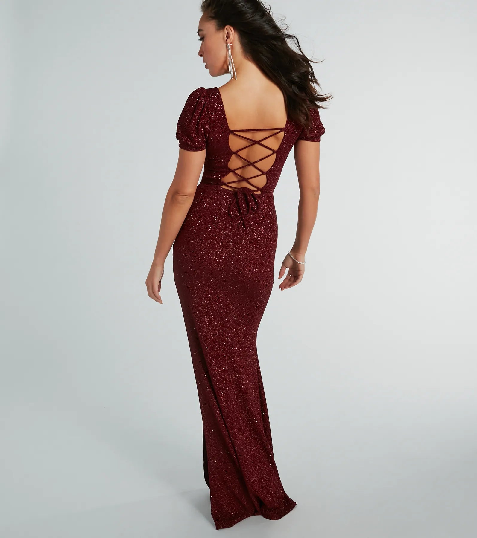 Sophie Glitter Knit Mermaid Dress - Image 10
