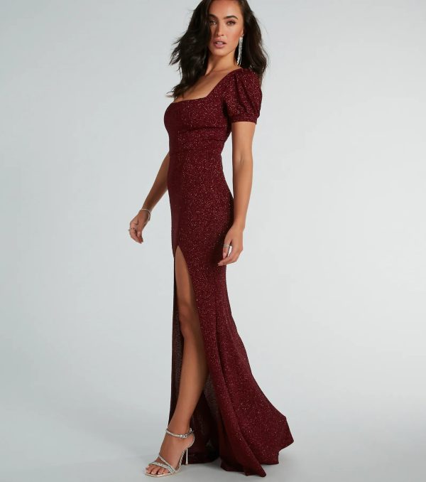 Sophie Glitter Knit Mermaid Dress - Image 11