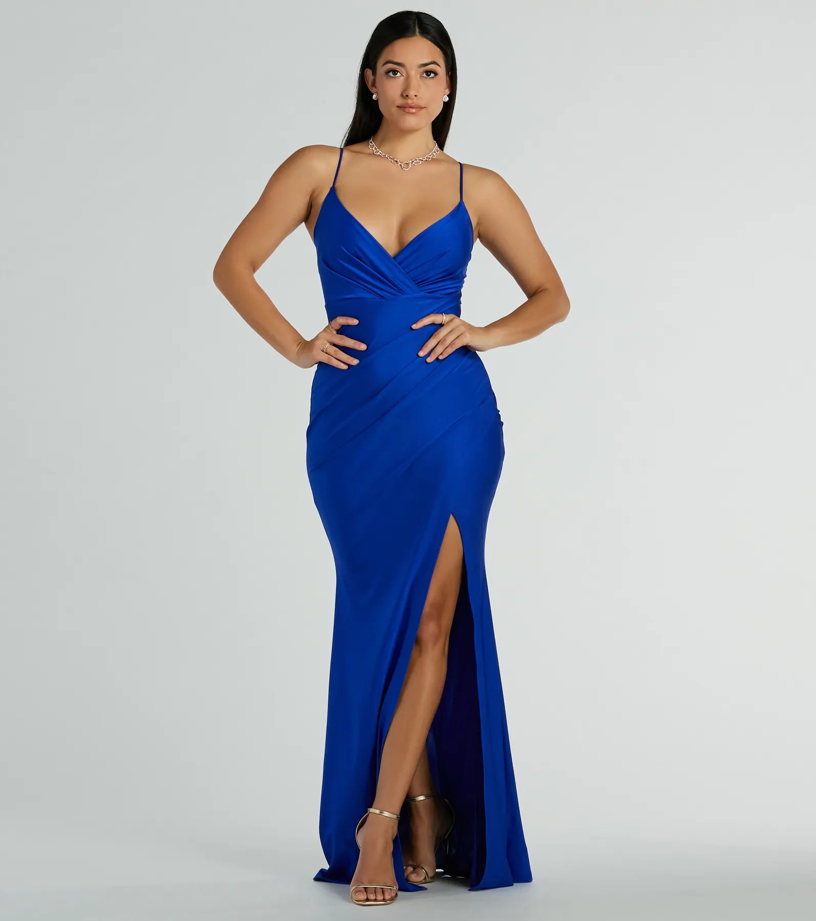 Kensie Formal Surplice V-Neck Dress - Image 13