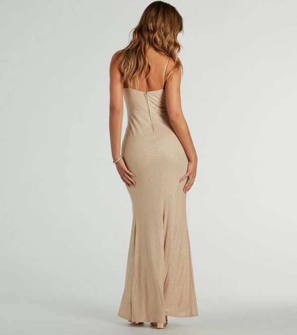 Shayna Sweetheart Mermaid Glitter Formal Dress - Image 5