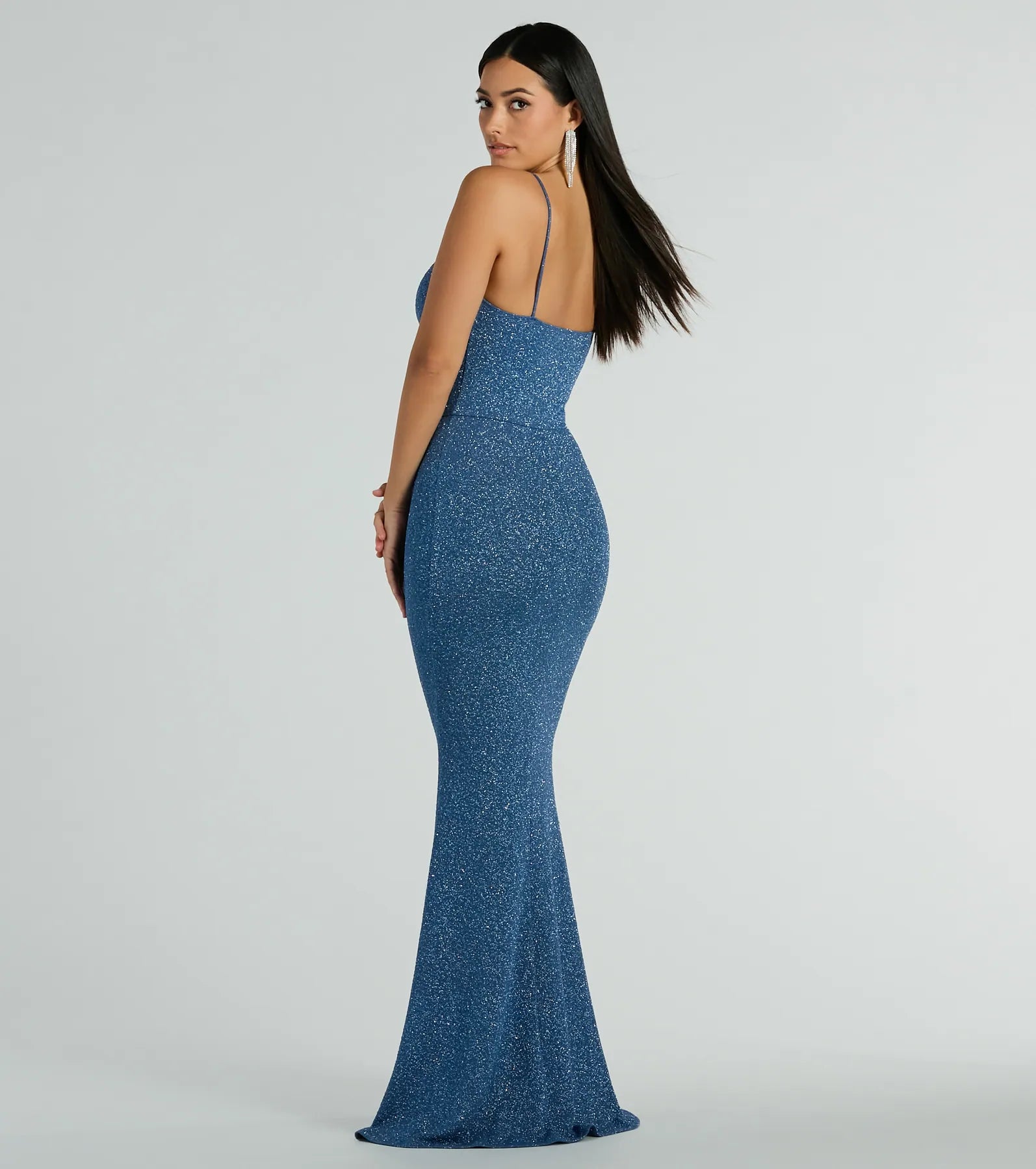 Kelsie Formal Glitter Mermaid Dress - Image 26