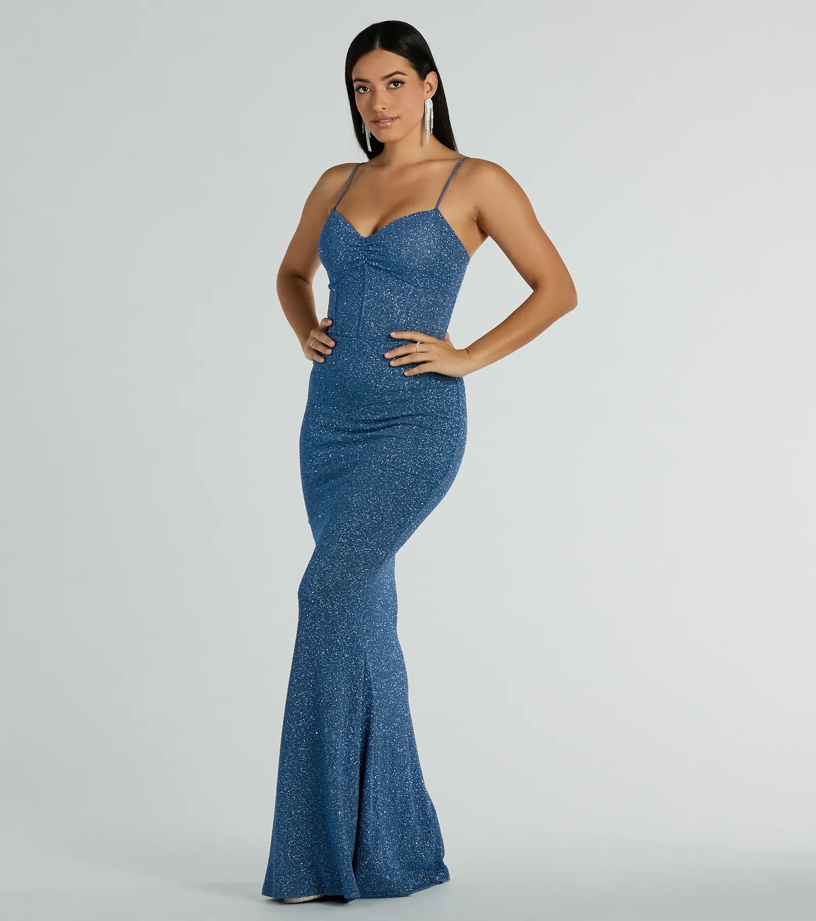 Kelsie Formal Glitter Mermaid Dress - Image 28