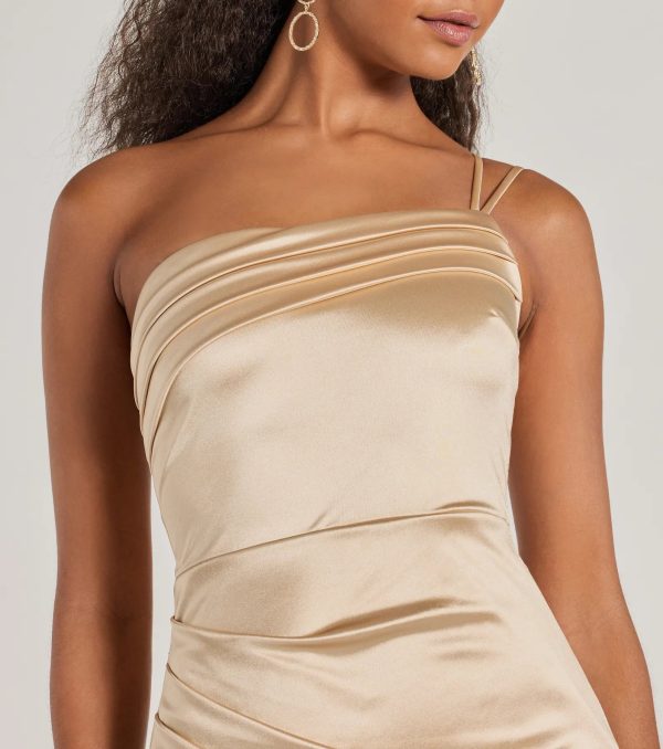 Trina One-Shoulder Slim Satin Formal Dress - Image 7