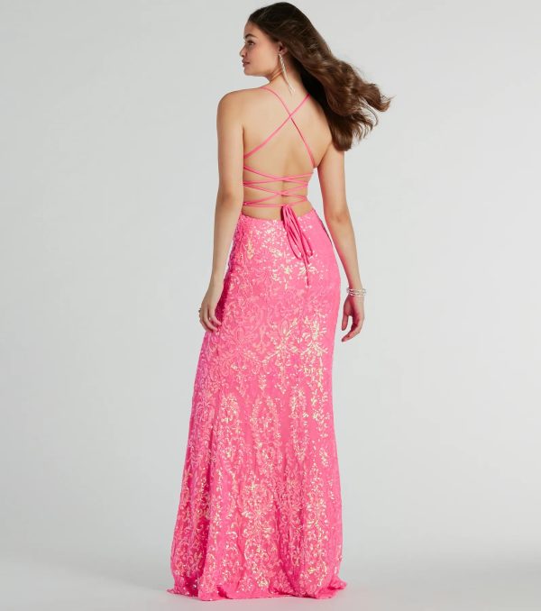 Kinsley Formal Sequin Mermaid Dress - Image 13