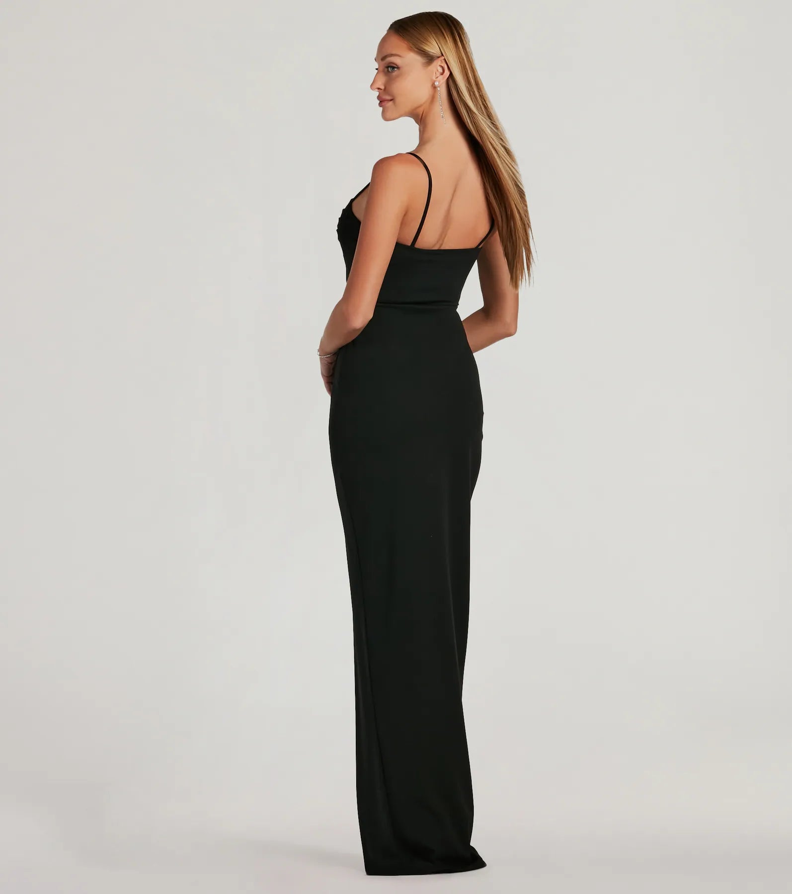 Fran Formal Crepe Sweetheart Column Dress - Image 6