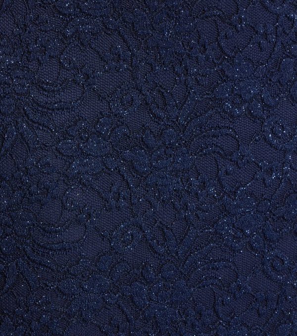 Esme Glitter Lace Strappy Back Mermaid Dress - Image 3