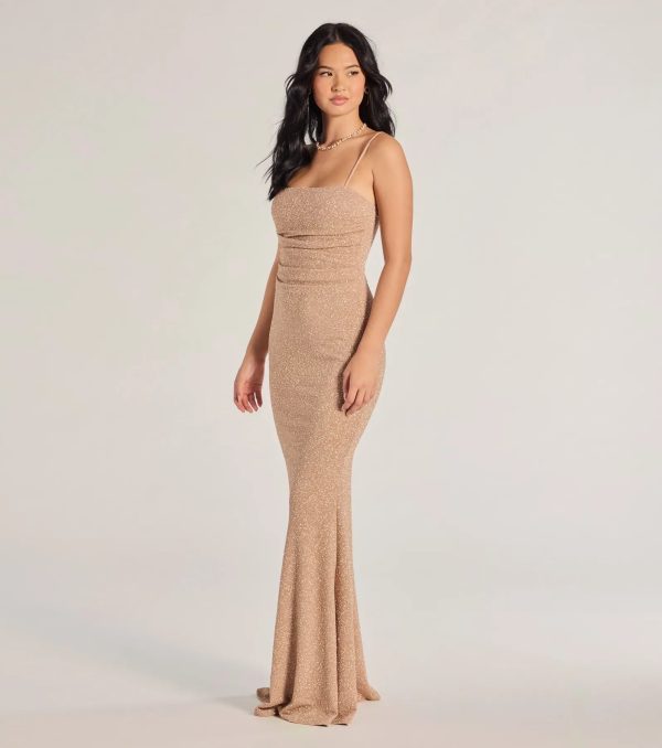 Wendy Sleeveless Mermaid Glitter Formal Dress - Image 12