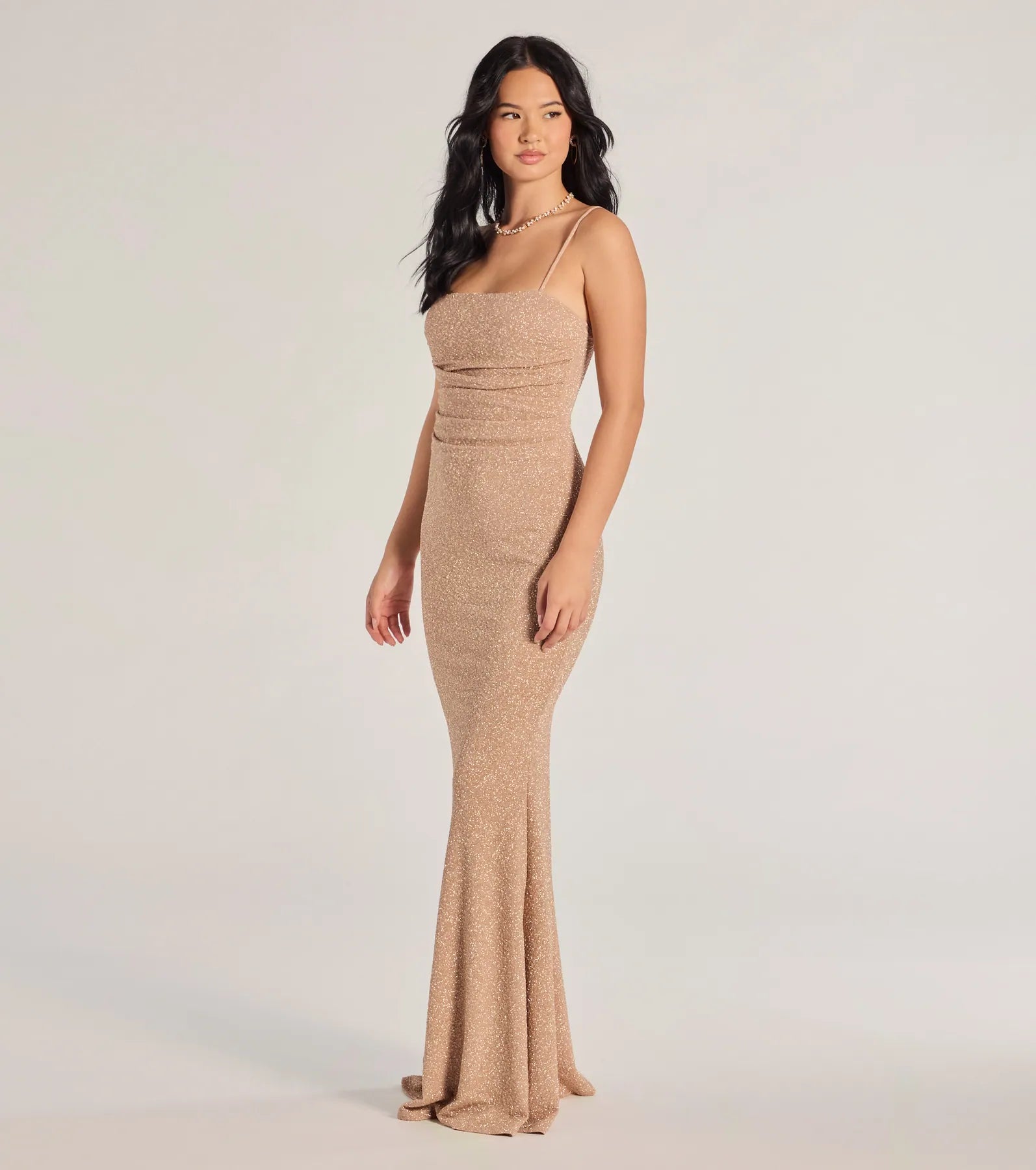Wendy Sleeveless Mermaid Glitter Formal Dress - Image 12