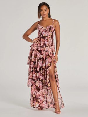 Beyond Precious V-Neck Ruffle Babydoll Dress