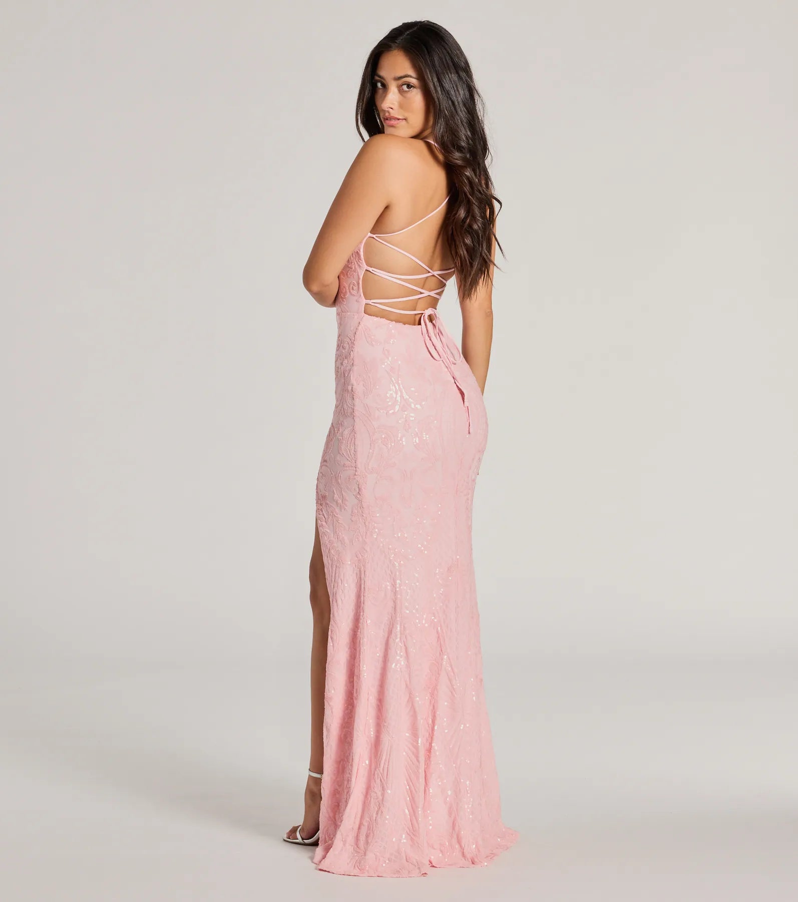 Rowena Sequin Mermaid Dress - Image 23