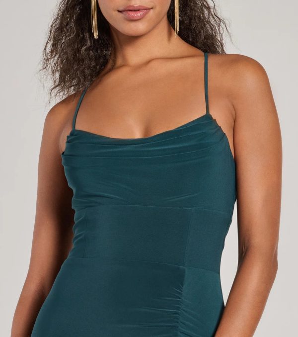 Ashley Sleeveless Bow Mermaid Formal Dress - Image 11