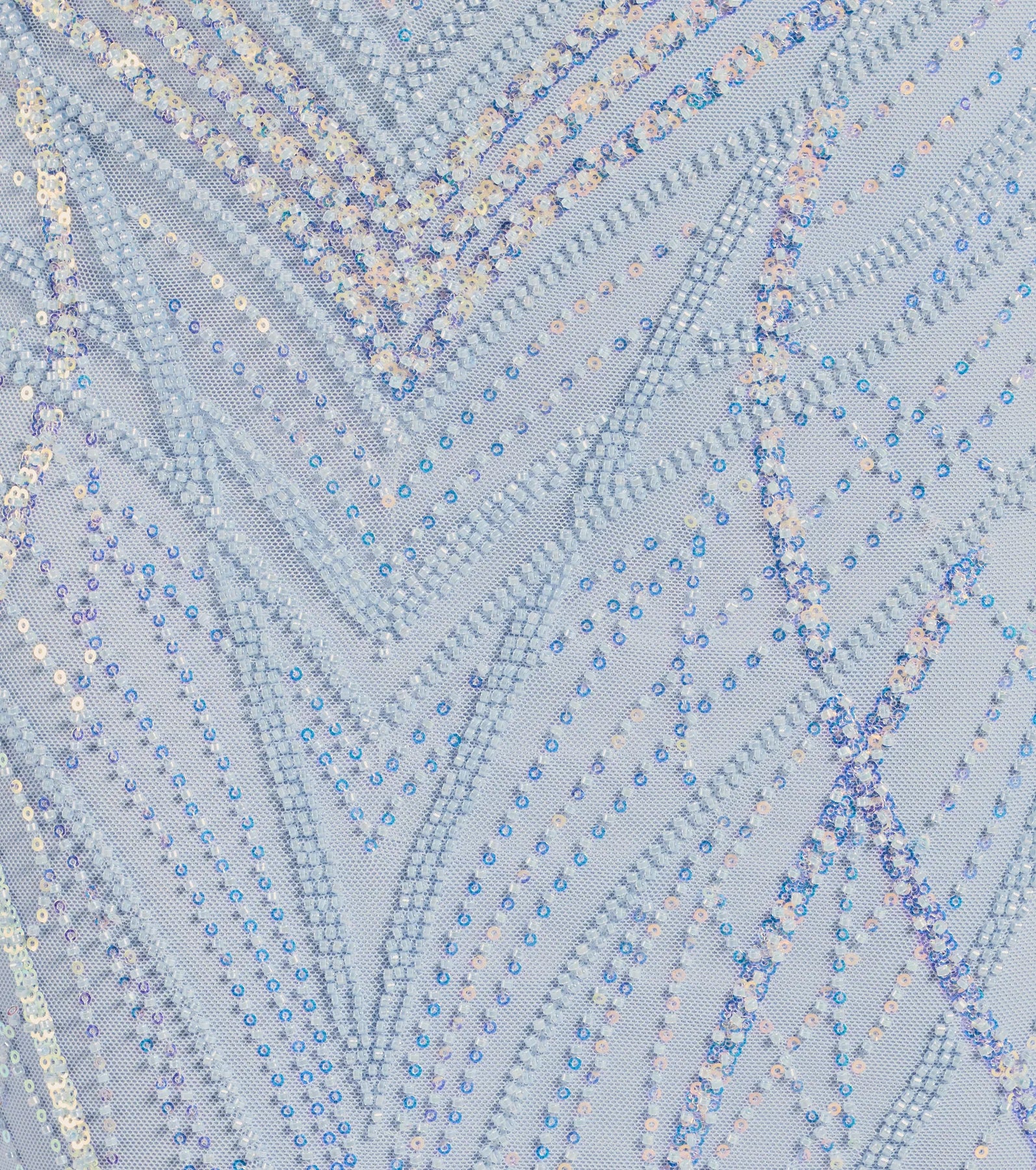 Liv Sleeveless Beaded Sequin Mermaid Dress - Image 3