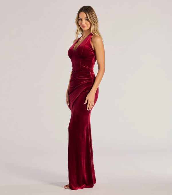 Winnie Velvet Corset Mermaid Dress - Image 4