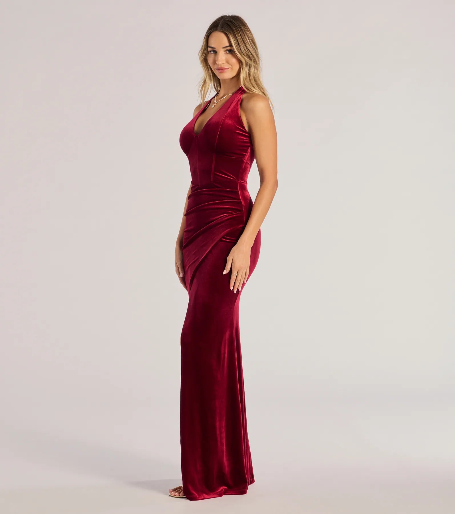 Winnie Velvet Corset Mermaid Dress - Image 4