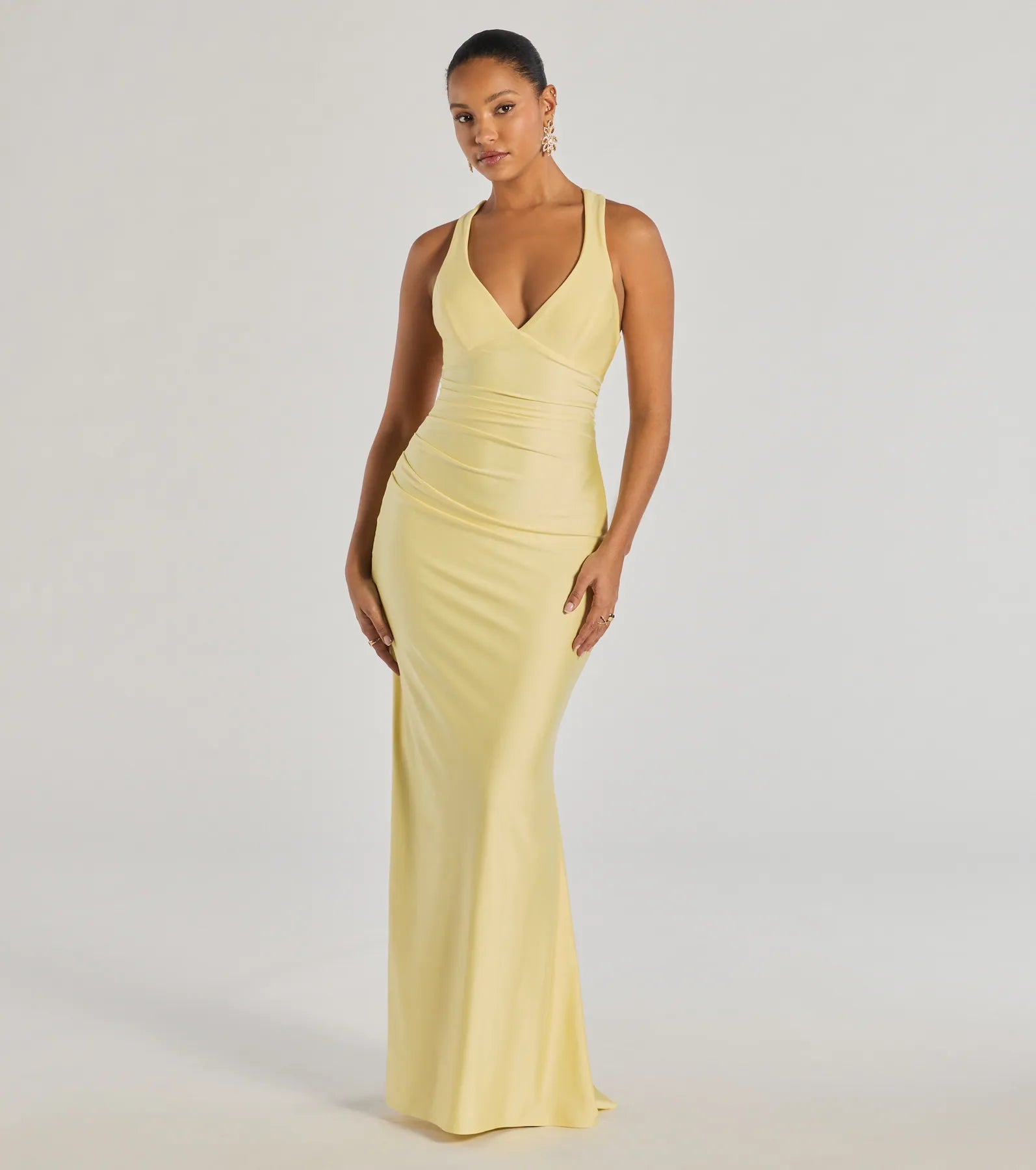 Jianne Formal Lace-Up Back Long Dress - Image 7