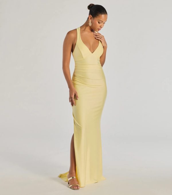 Jianne Formal Lace-Up Back Long Dress - Image 9