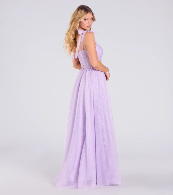 Ellery Glitter Tulle A-Line Formal Dress - Image 2
