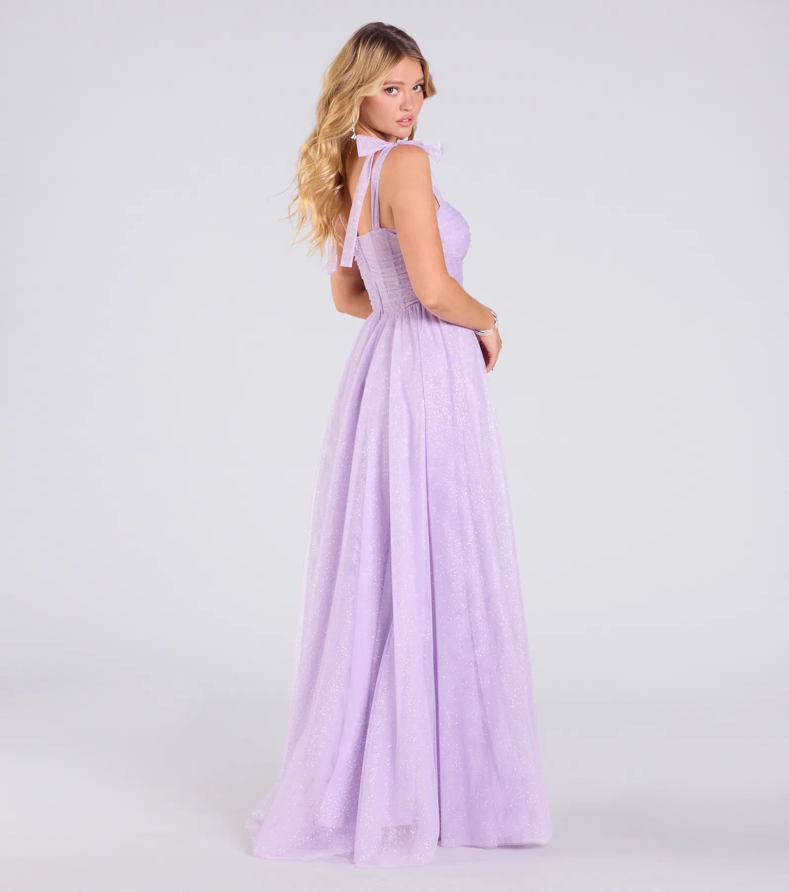 Ellery Glitter Tulle A-Line Formal Dress - Image 2