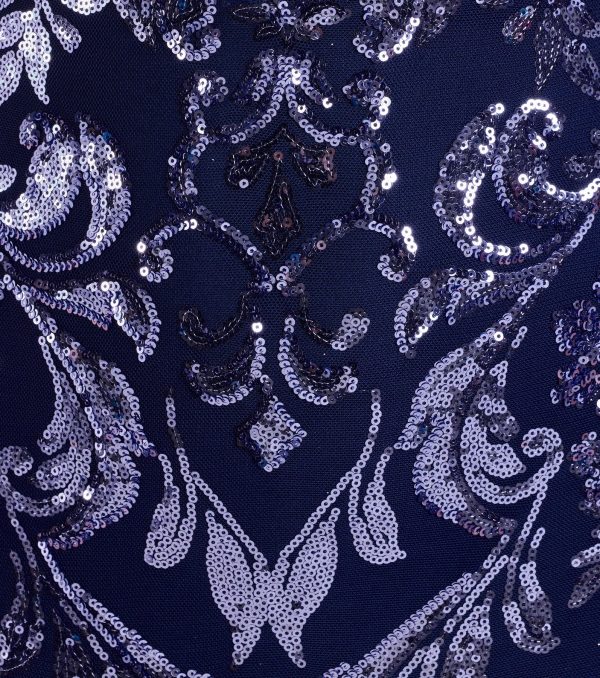 Moira Lace-Up Sequin Formal Dress - Image 15