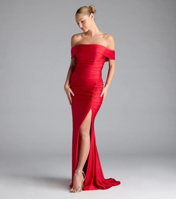 Alicia Off-The-Shoulder Mermaid Formal Dress - Image 13