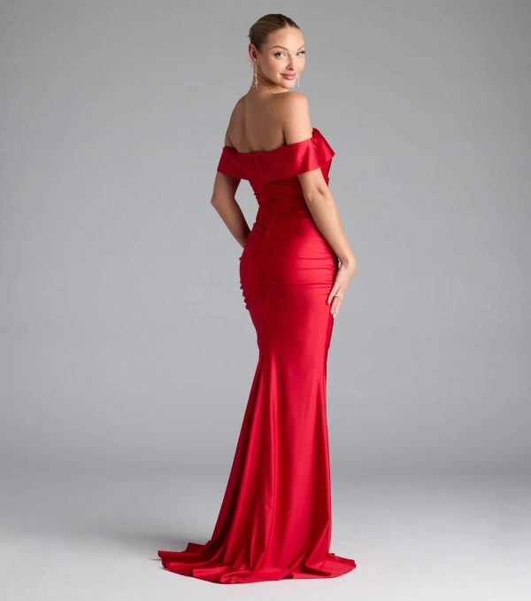 Alicia Off-The-Shoulder Mermaid Formal Dress - Image 14