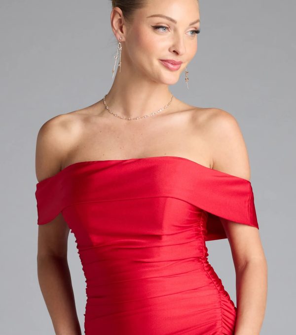 Alicia Off-The-Shoulder Mermaid Formal Dress - Image 15
