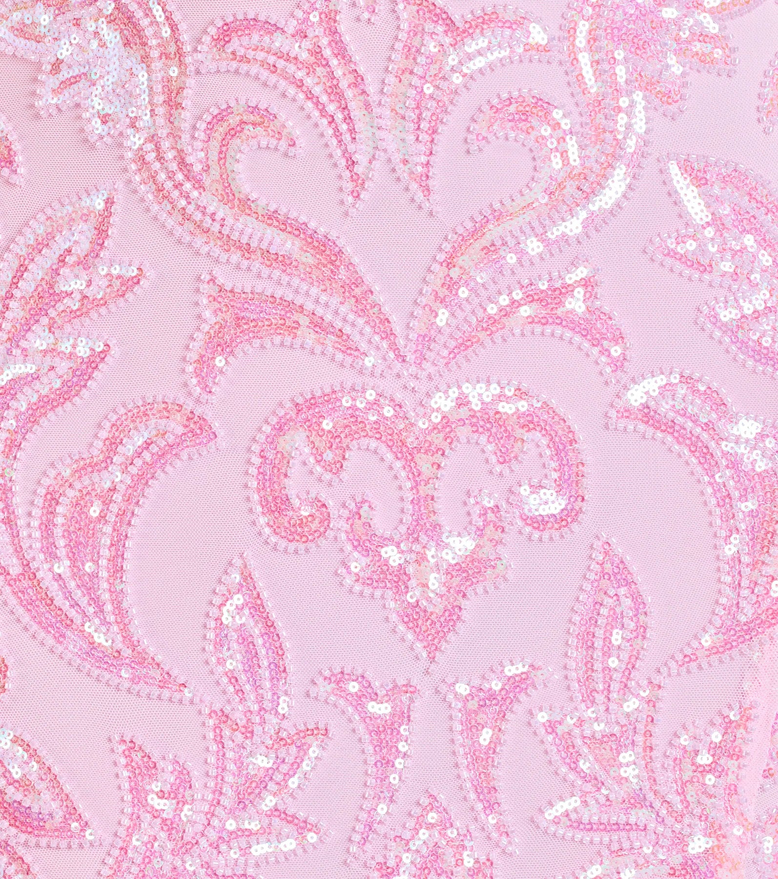 Tarna Lace-Up Bead Sequin Mermaid Formal Dress - Image 3