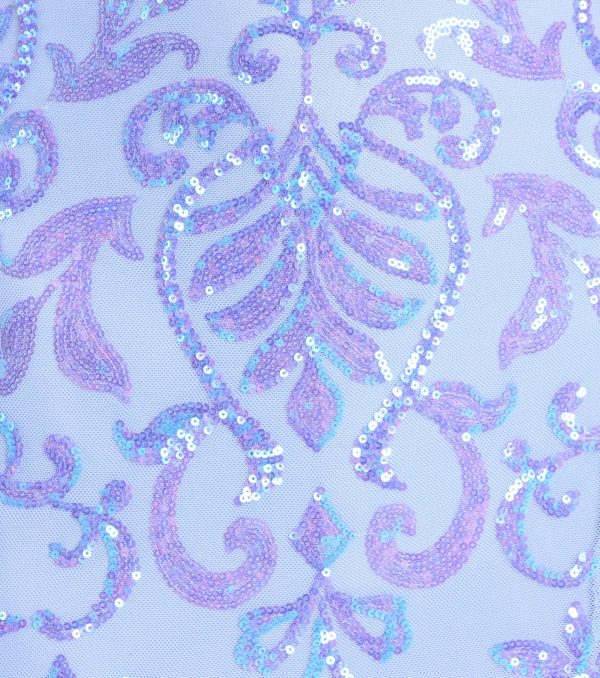 Sawyer Lace-Up Slit Mermaid Sequin Formal Dress - Image 4