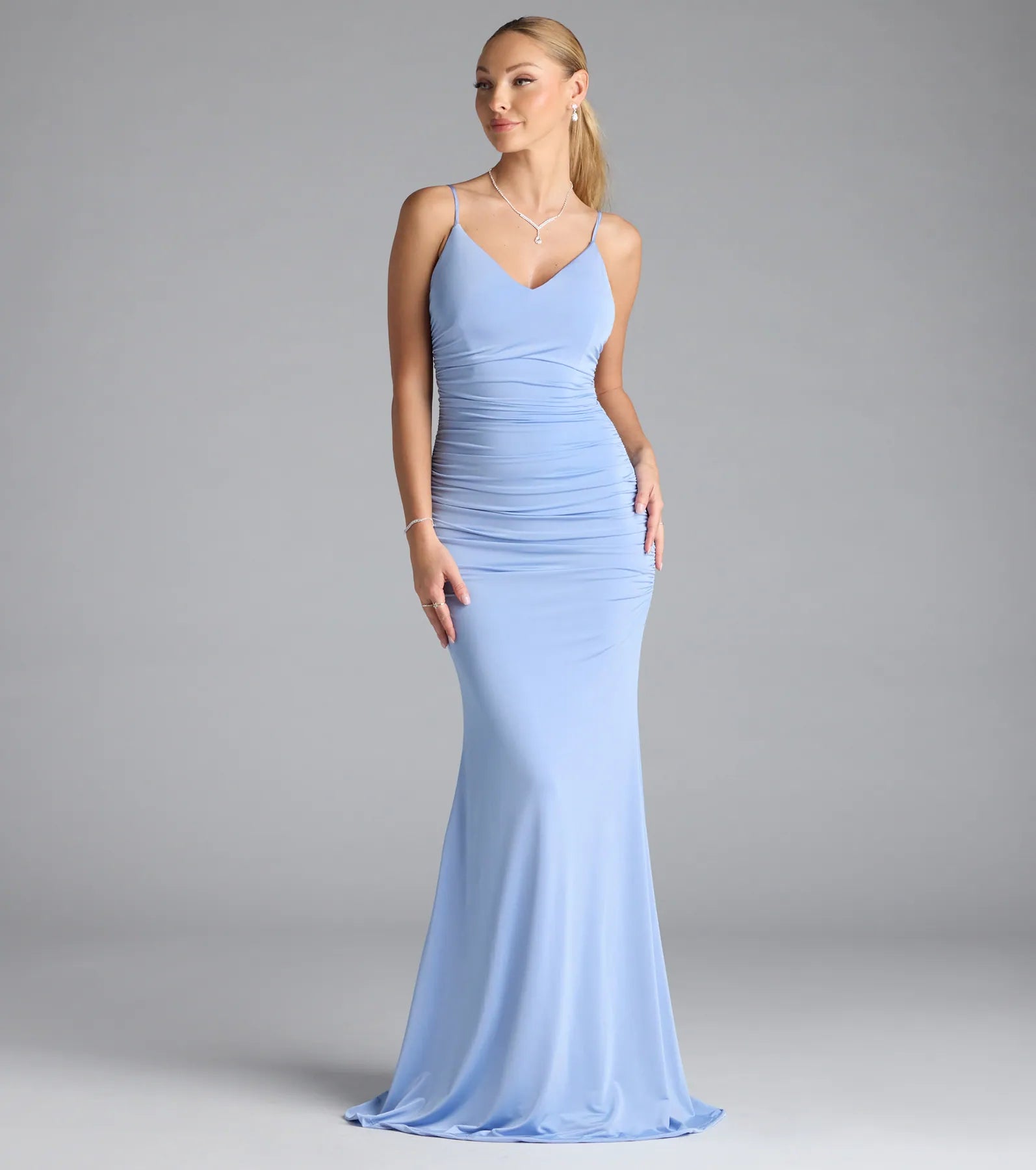 Justine V-Neck Mermaid Formal Dress - Image 5