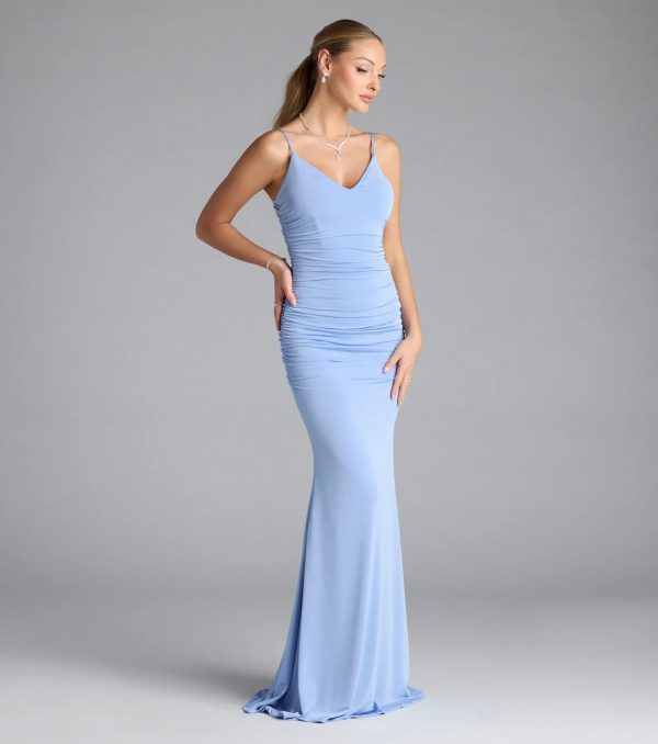 Justine V-Neck Mermaid Formal Dress - Image 8
