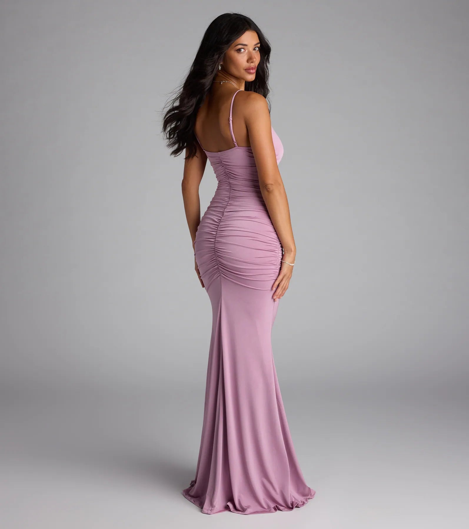 Justine V-Neck Mermaid Formal Dress - Image 2