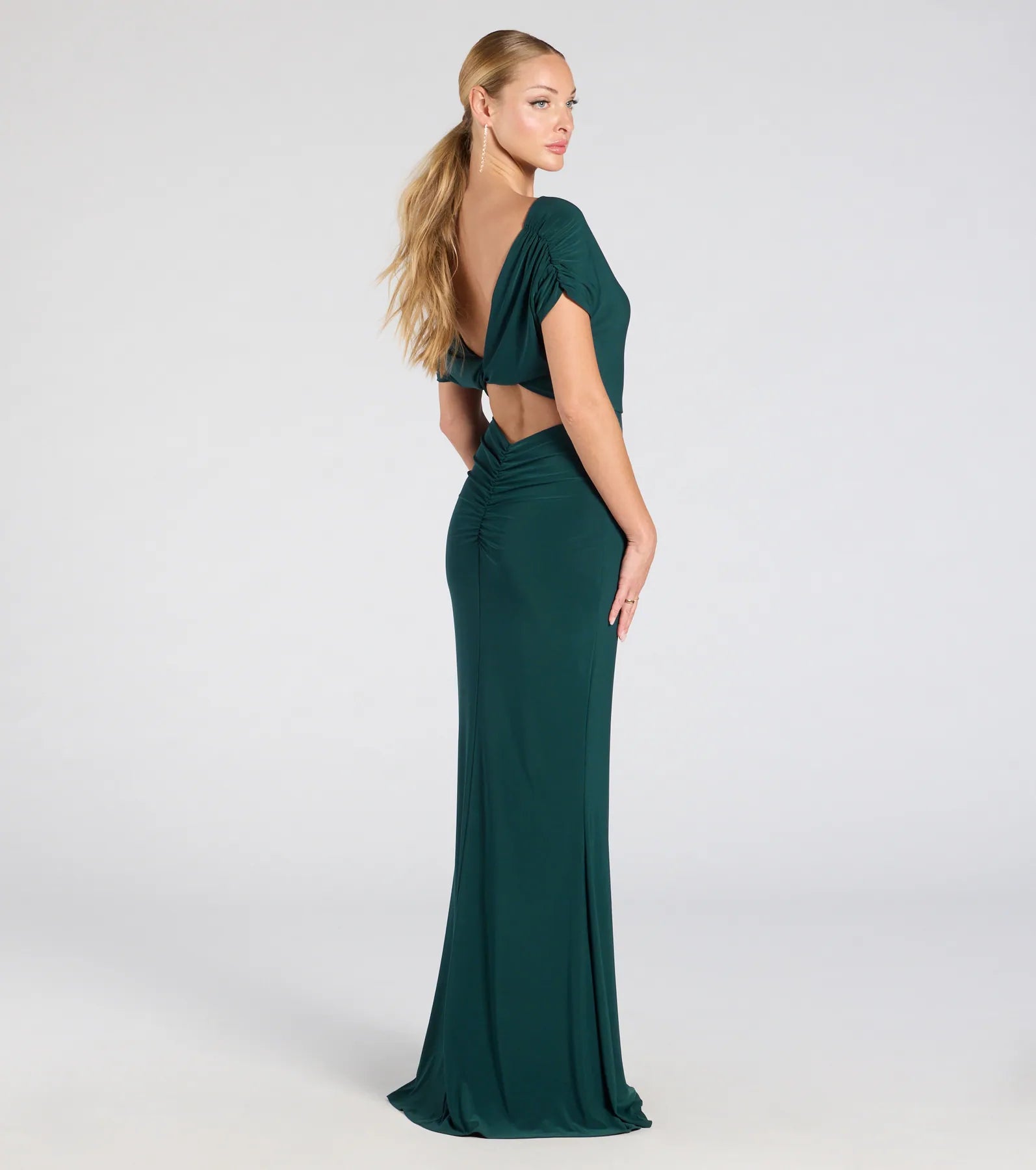 Raven Off-Shoulder Cutout Mermaid Formal Dress - Image 5