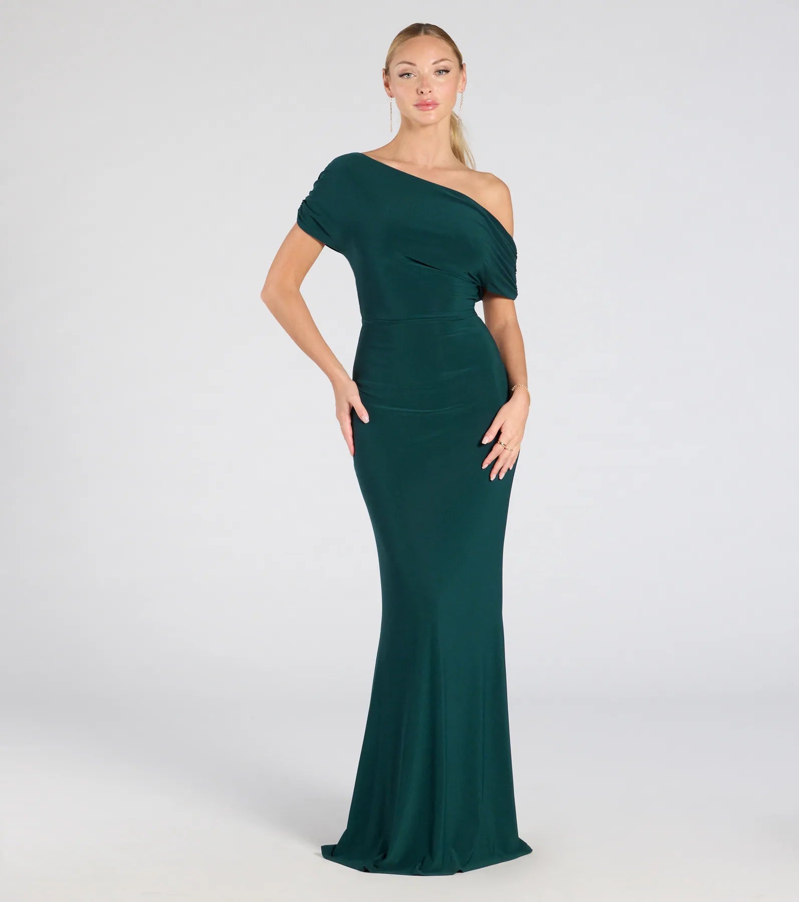 Raven Off-Shoulder Cutout Mermaid Formal Dress - Image 8