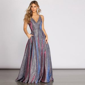 Cora Glitter Ball Gown