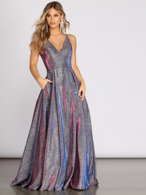 Cora Glitter Ball Gown