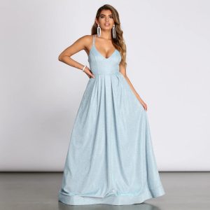 Jules Glitter Ball Gown