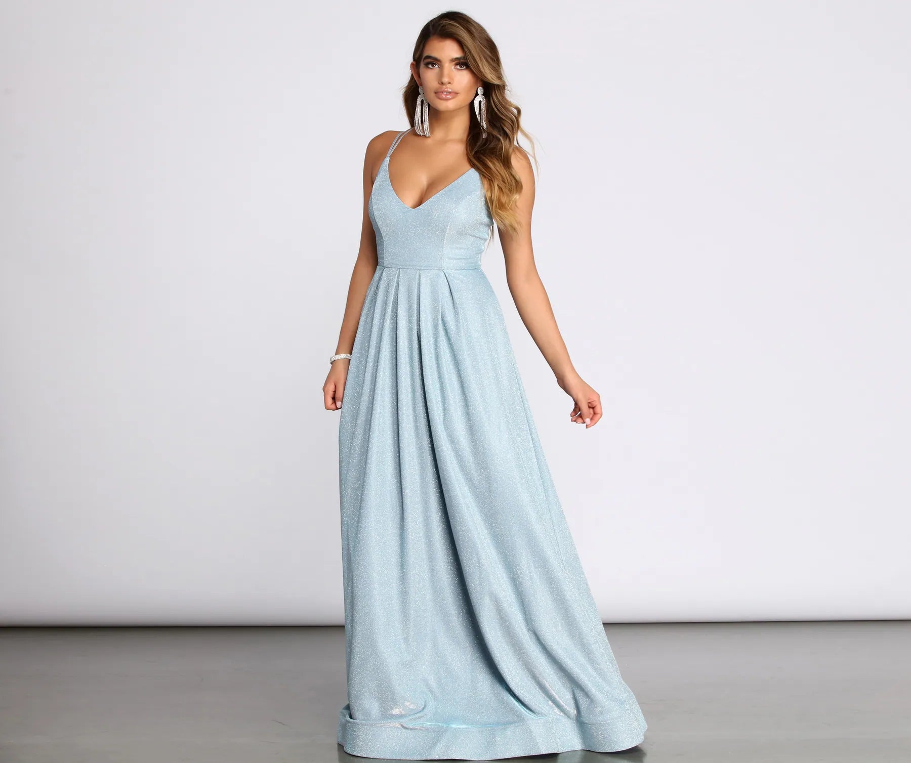 Jules Glitter Ball Gown - Image 3